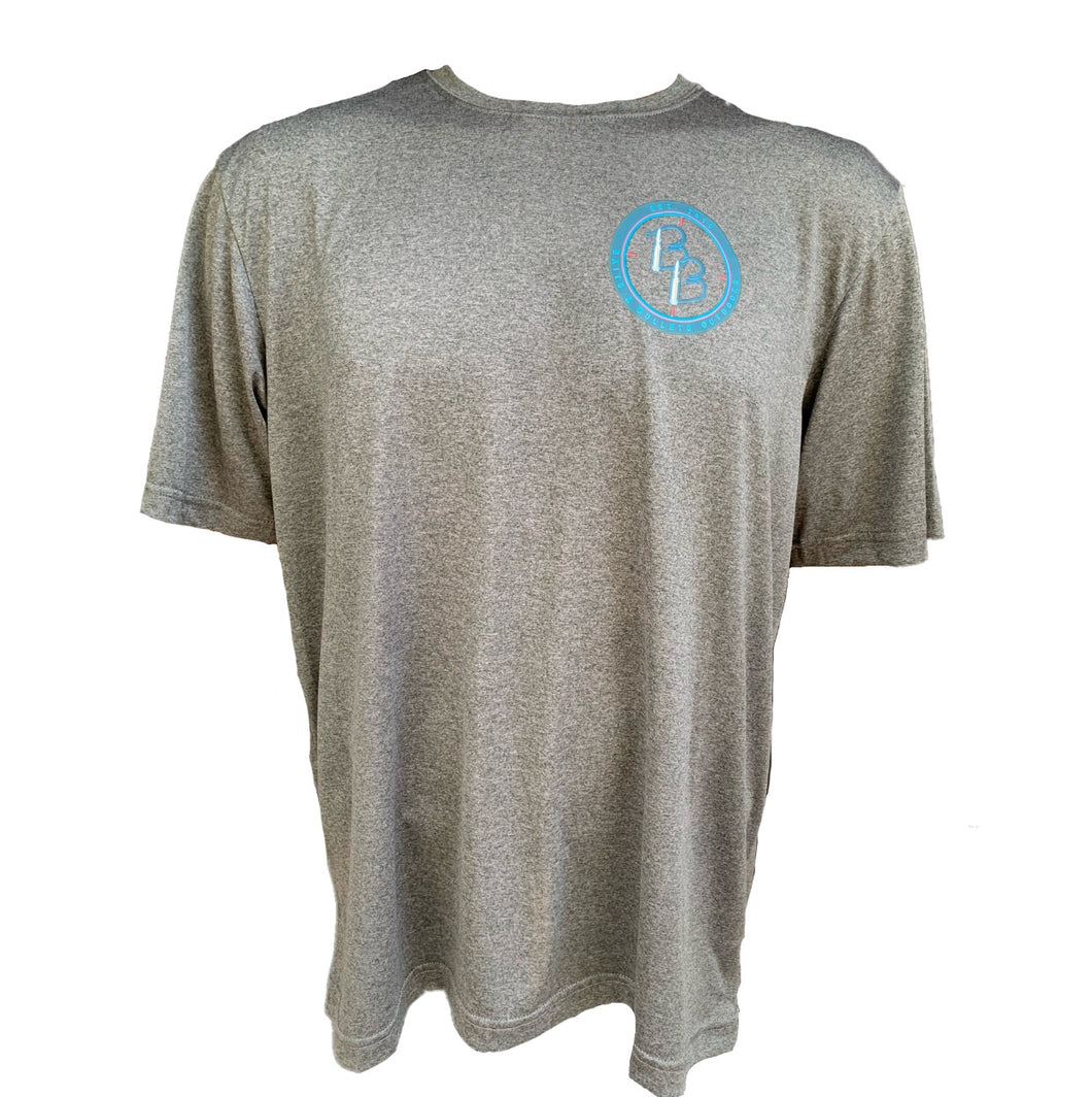 Short Sleeve Charcoal Gray Dry-Fit Shirt