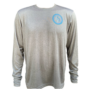 Long Sleeve Charcoal Gray Dry-Fit Shirt
