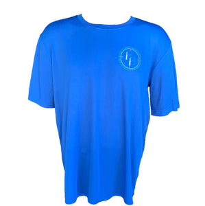 Short Sleeve Blue Dry-Fit Shirt