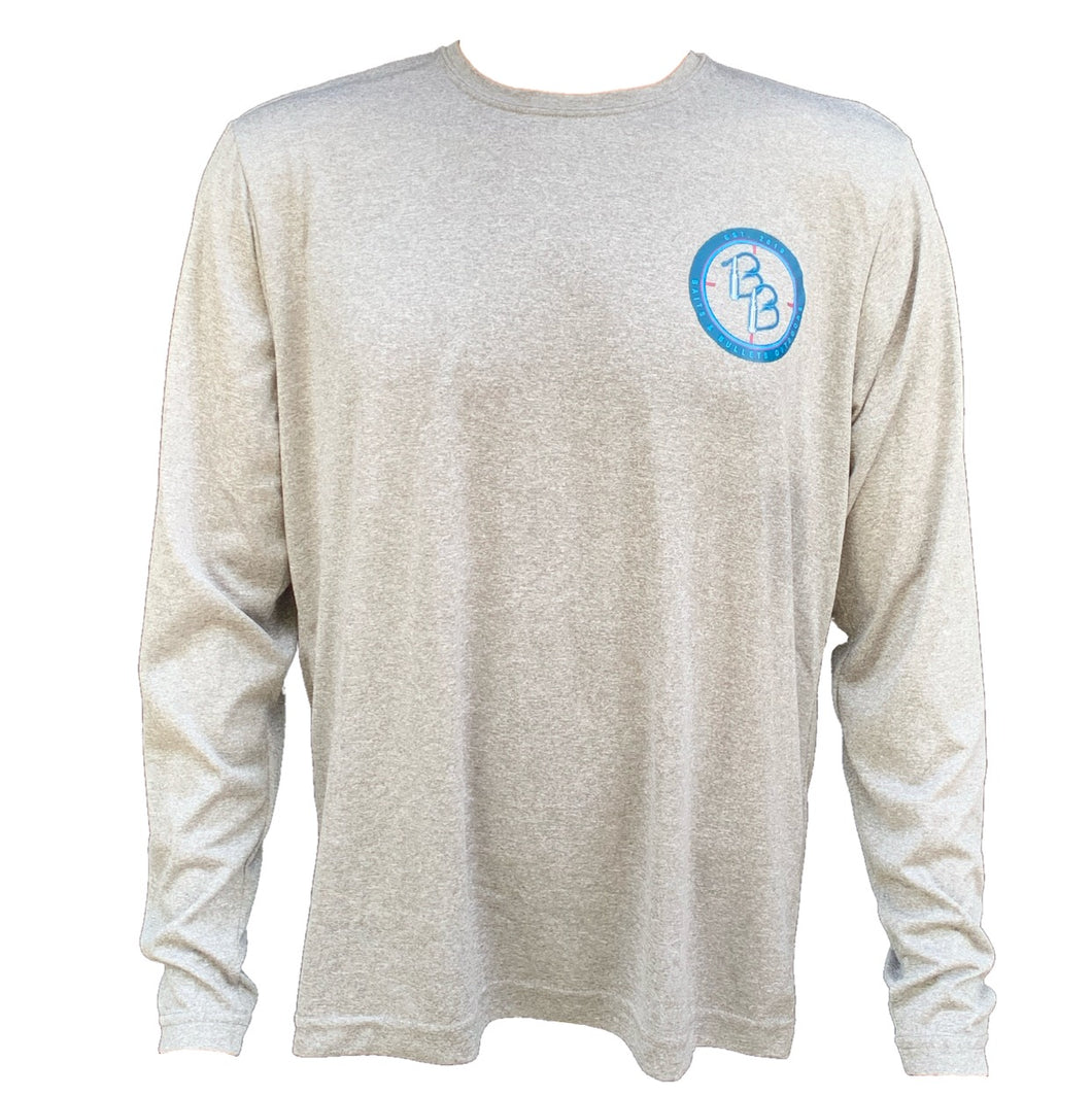 Long Sleeve Heather Gray Dry-Fit Shirt